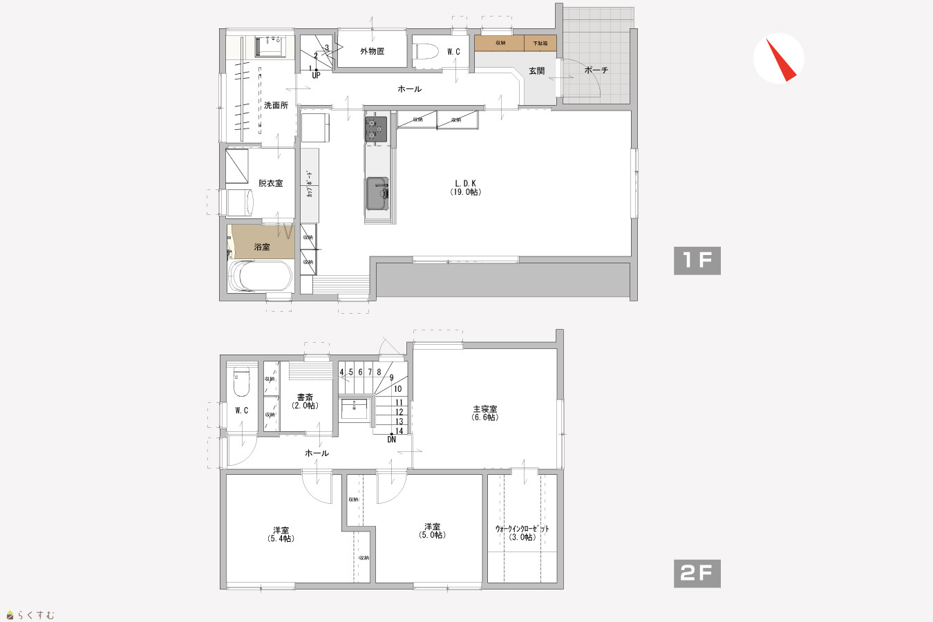 長岡市花園南二丁目 中古住宅 - 新潟県長岡市花園南の売買物件情報 中古一戸建て 3LDK 39,000,000円｜らくすむ